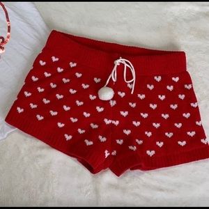 PJ Savage Valentines Day Pajama Booty Short